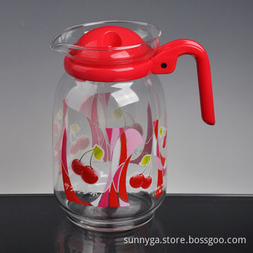 1,200mL Printed Decanter, Available in Red, Measures 107 x 96 x 200mm